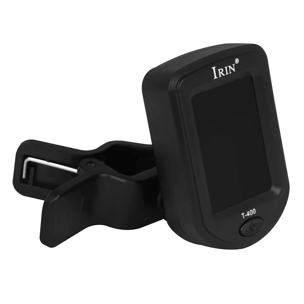 IRIN Guitar Tuner T-400 Digital Clip-On Tone Tuner for Electric Ukulele Bass Violin Universal 360Degree Rotatable Sensitive