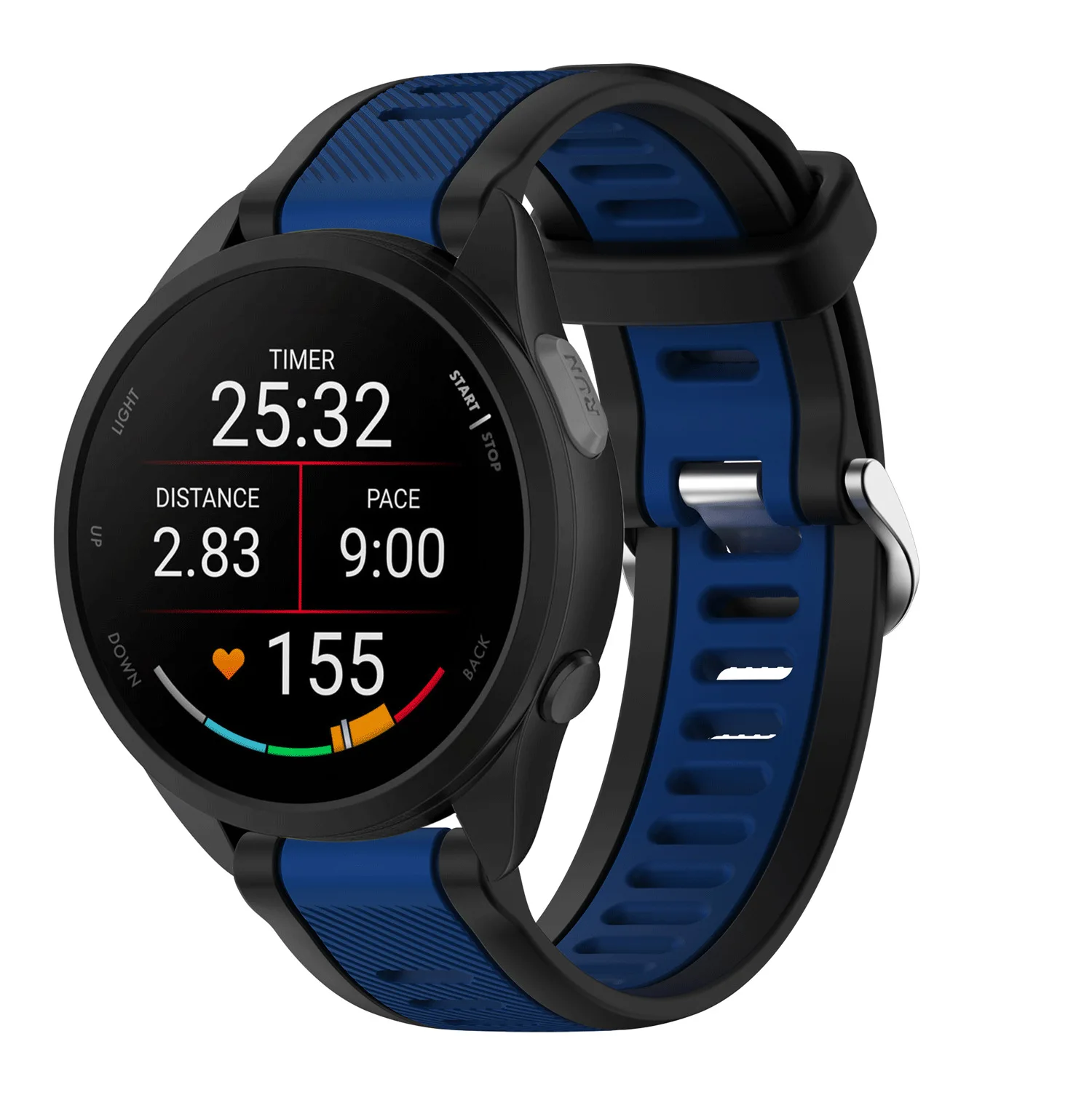 Versatile Silicone Watch Strap - Multiple Sizes Available