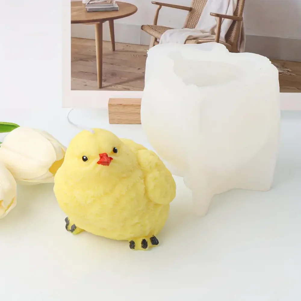 Adorable Chick Candle Silicone Mold DIY Mini Animal Shape Making Soap Resin Plaster Mould Craft Decor Gift Home Decoration silicone mold silicone candle mold silicone candle molds candle mold