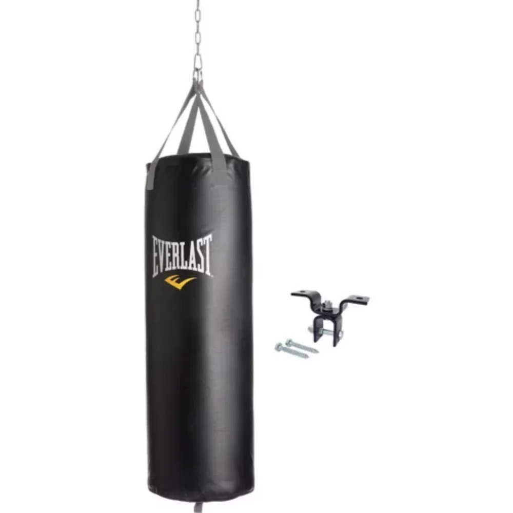 

70-lb Heavy Bag Kit Boxing Punching Bag Muay Thai Training Pressure Relief Bounce Back Sandbag Kickboxing Bag