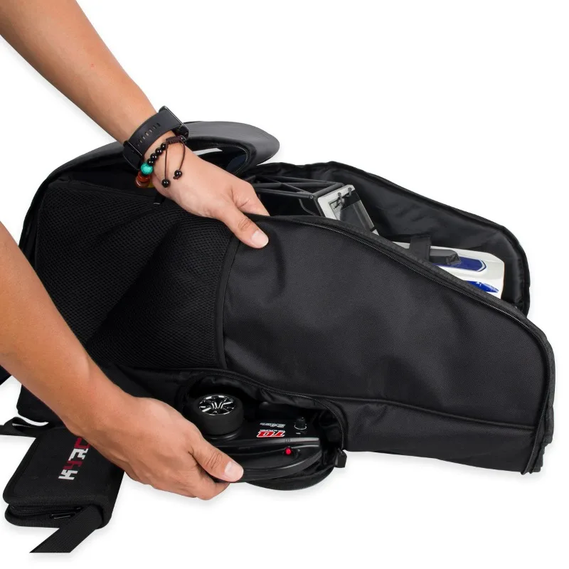 Sac de Transport pour Drone RC 1/10, 900D Nylon, 28x28x60cm, Rouge/Bleu