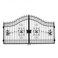 Support Customization Wrought Iron Sliding Gates Iron Gate Decor Wrought Iron Gate 1