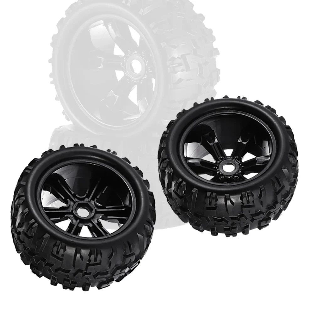 ZD 레이싱 8477 육각 RC 트럭 타이어 및 휠 세트, Traxxas Maxx Tmaxx E-Revo Revo 3.3, JLB Chee용 접착, 1/8 체중계, 17mm, 4 개