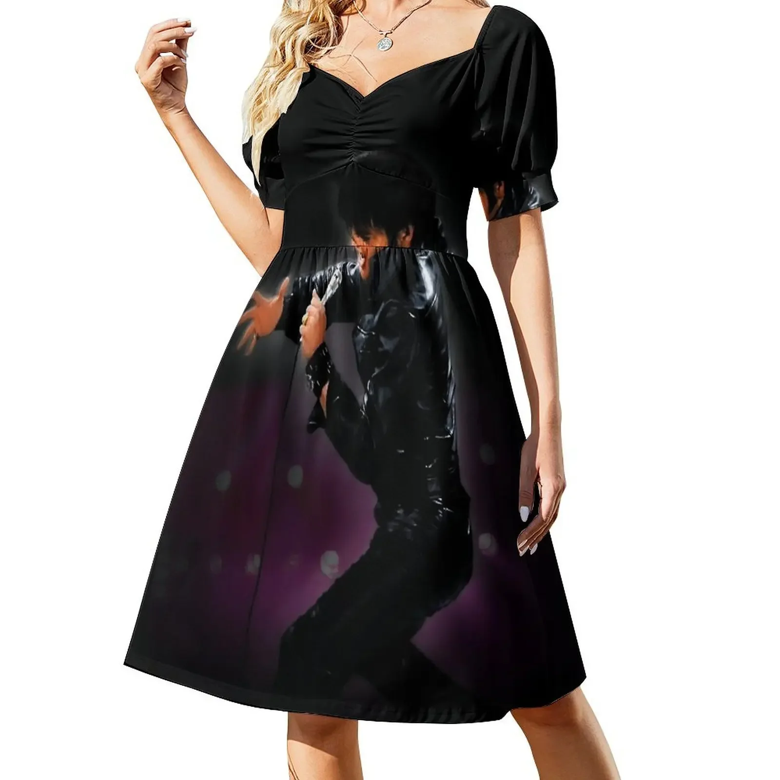 thumbnail image 1 of Él vive en nuestros recuerdos LXXIII Vestido sin mangas vestido de verano de mujer vestido, 1 of 7