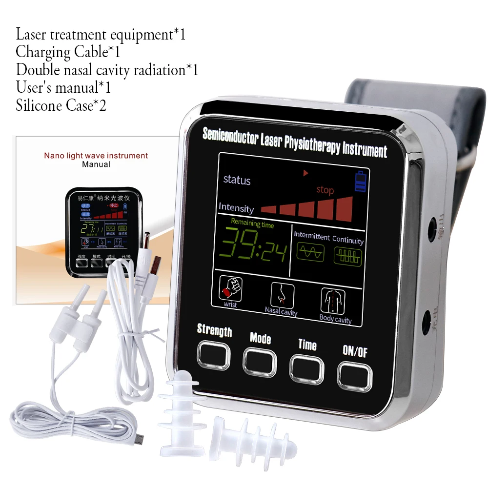 Laser Therapy Blood Irradiation Acupuncture Watch with 12-Hole Design and 650nm Technology