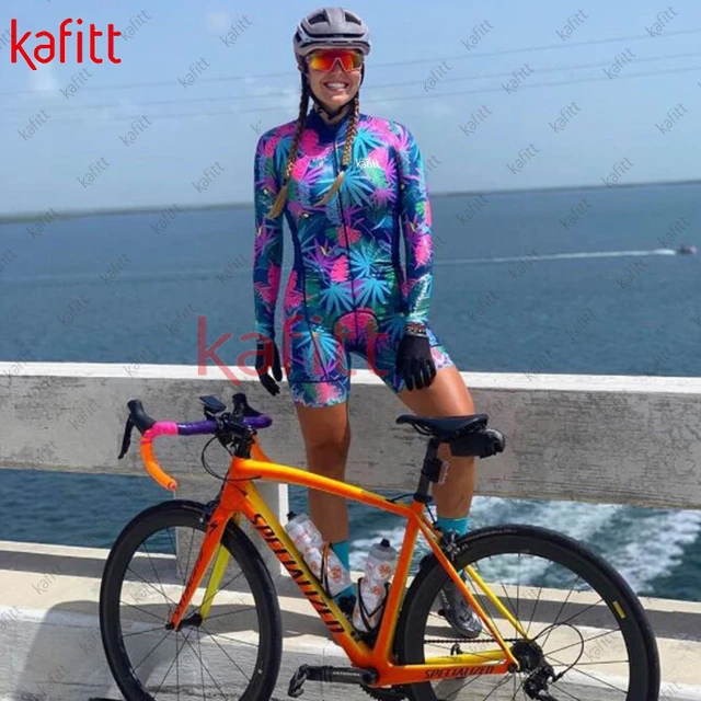 Kafitt-traje de de triatlón mujer, mono pequeño de larga para traje de equipo de carreras profesional, ropa _ - AliExpress Mobile