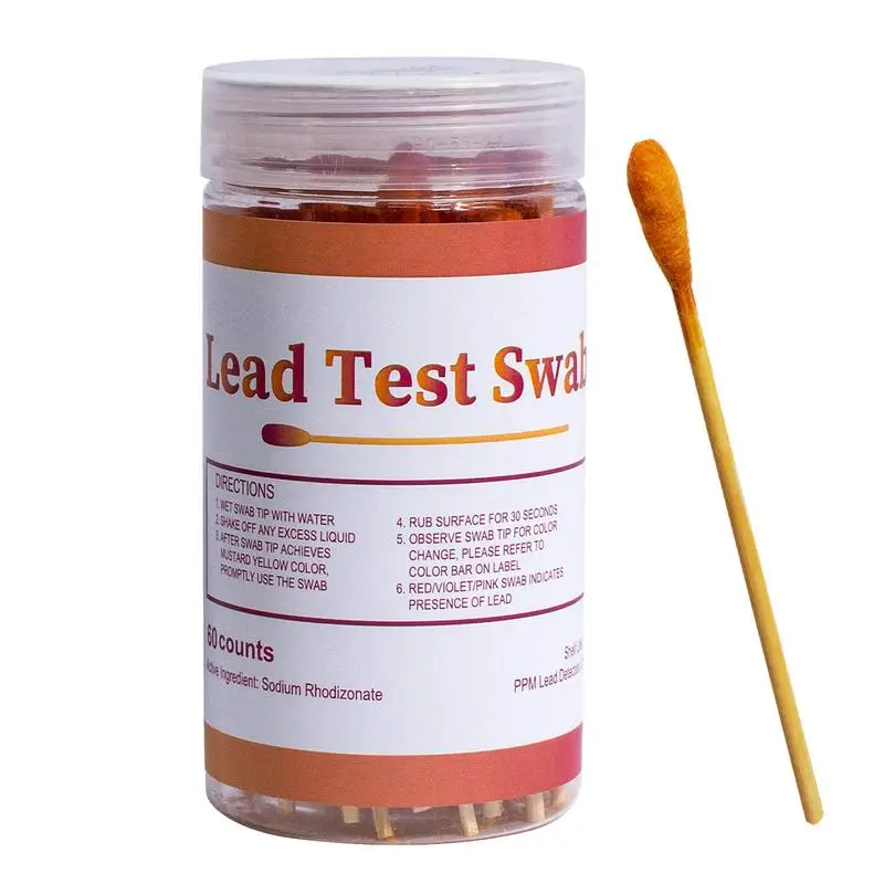 

Lead Testing Strips 30pcs Test Swabs Instant Lead Test Kit Lead Test For All Painted Surfaces Ceramics Dishes Metal Wood Rapid