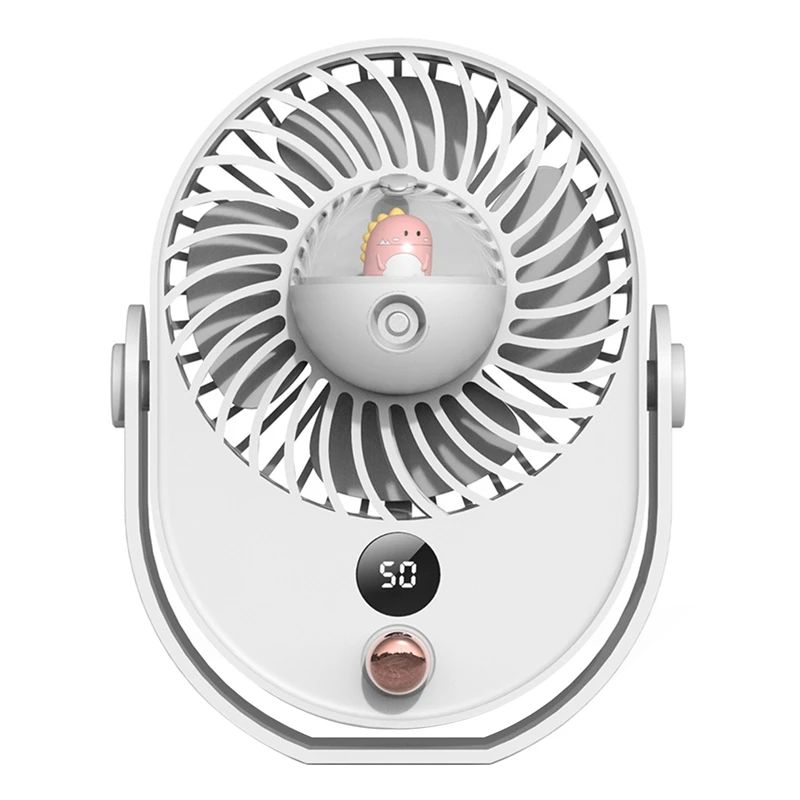 

2 в 1 мини-увлажнитель воздуха с USB-зарядкой и вентилятором