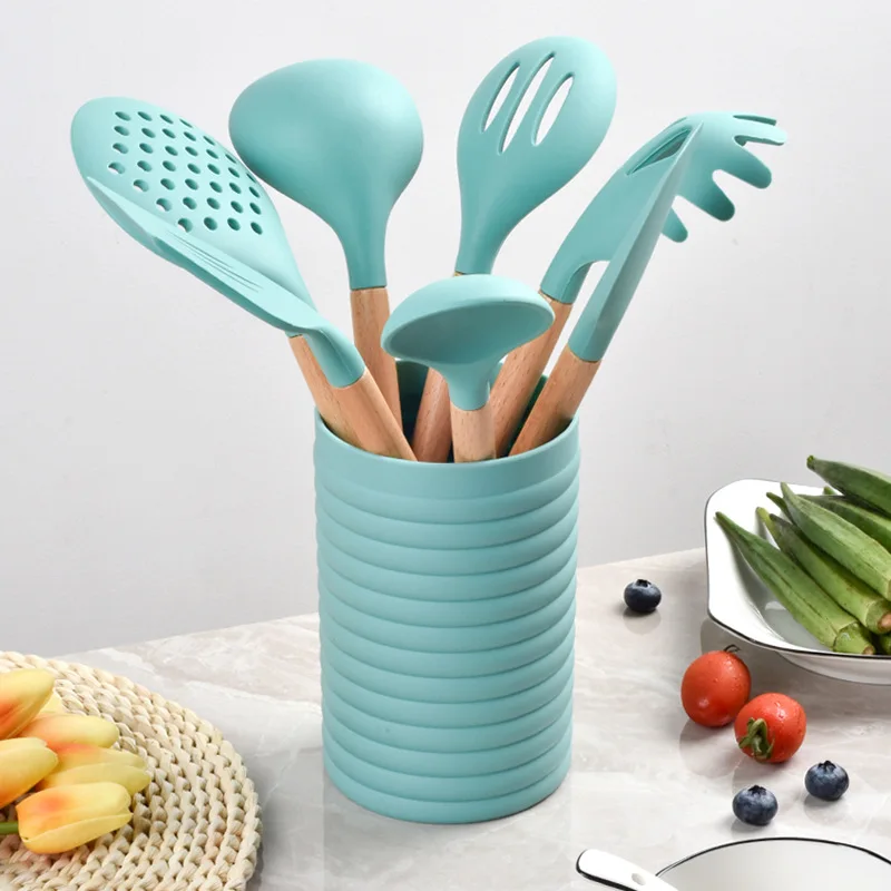 https://ae01.alicdn.com/kf/Sd1464707a02d43f284063e90125bbf3d6/7PCS-Green-Pink-Gery-Cooking-Kitchenware-Tool-Silicone-Utensils-with-Wooden-Handle-Non-Stick-Spatula-Ladle.jpg