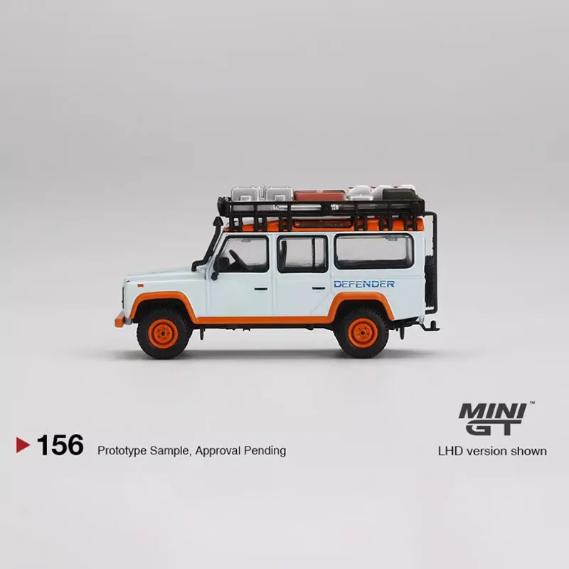 미니GT 1:64 스케일 디펜더 110 SUV 버전 자동차 모형 합금 금속 다이캐스트 & 장난감 자동차 F 컬렉션 선물 기념품 전시