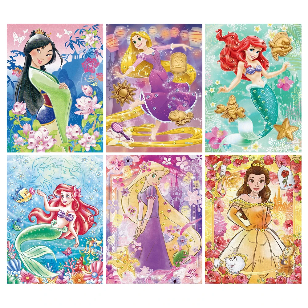 Disney Princess Diamond Painting Nuova Collezione 2022 5D Pittura Fai Da Te Trapani Completi Mosaico Punto Croce Vernice Fatta A Mano