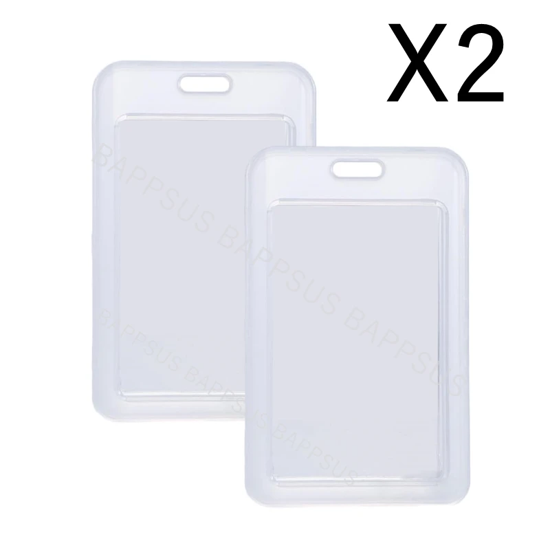 Transparent Waterproof Card Holder Sleeve - Clear Protector for ID, Credit, and Business Cards