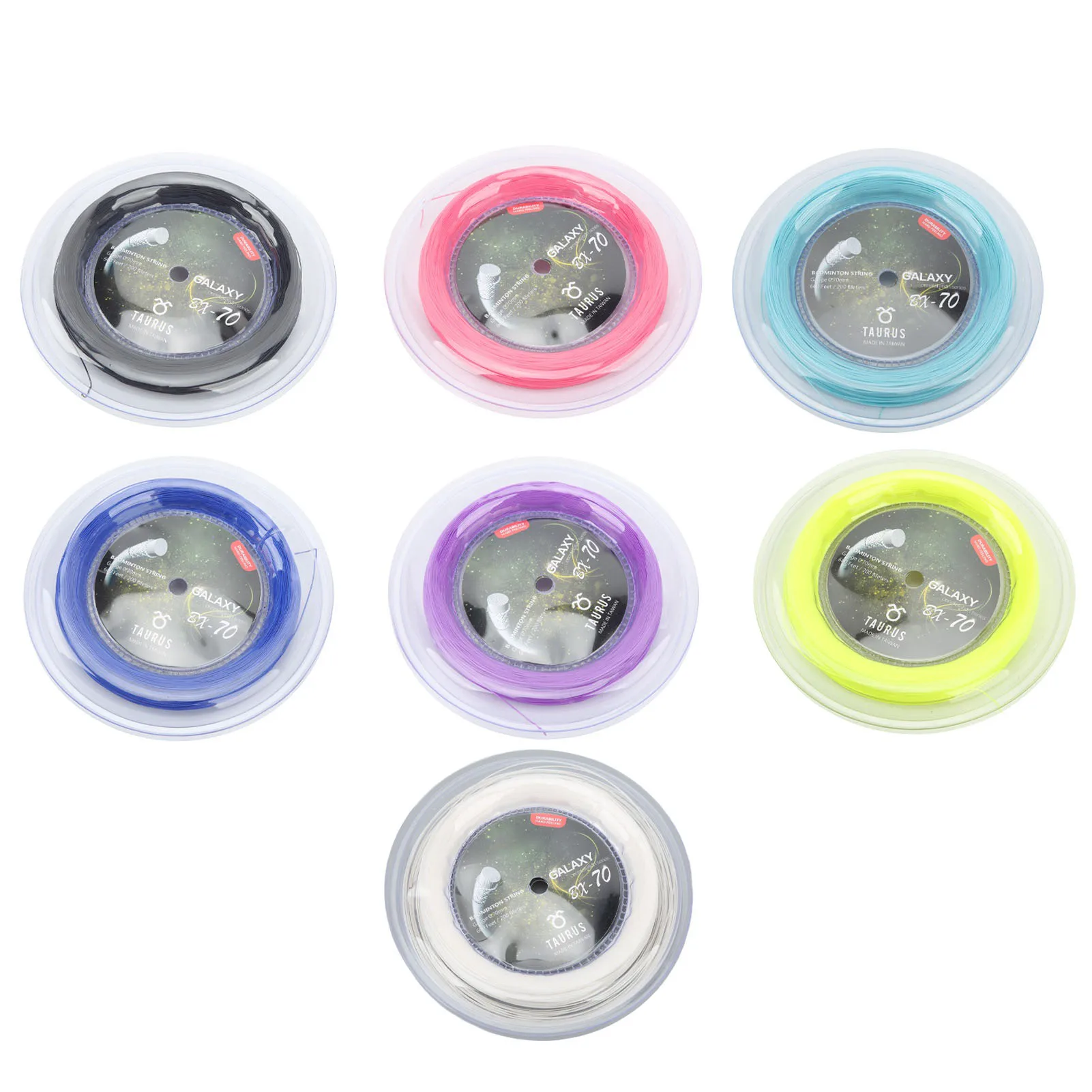 Description Picture 4 of itemPOWERTI BX70 Badminton Rackets String High-elastic Nylon Badminton Racquet String 0.7mm Badminton String 200m Reel