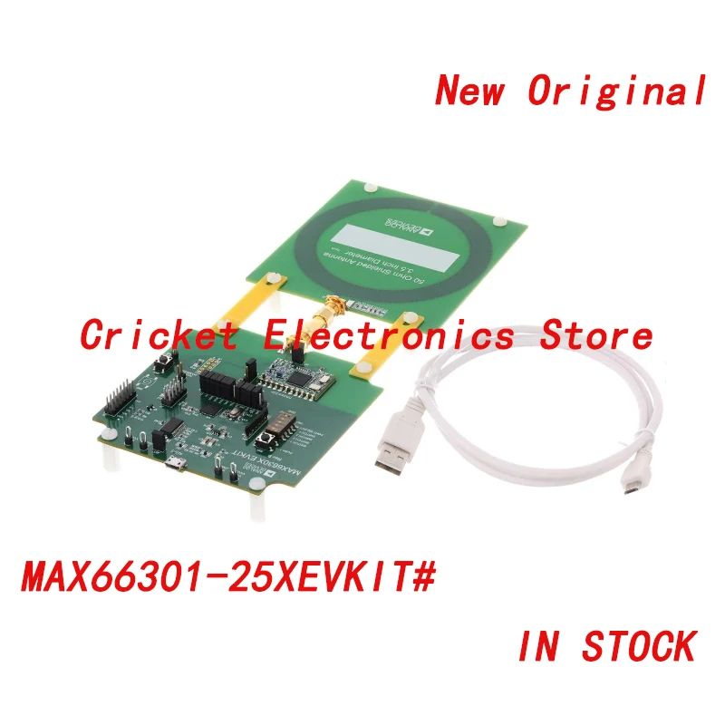

MAX66301-25XEVKIT #, устройство для считывания и оценки радиочастотных идентификаторов для MAX66250