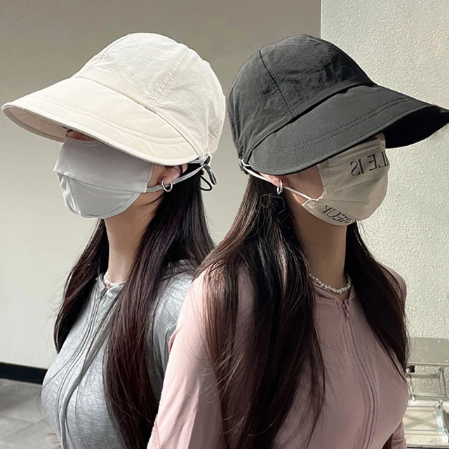 Sombrero de pescador para mujer, gorras de viaje para el sol de verano  Eccomum Sombrero de mujer