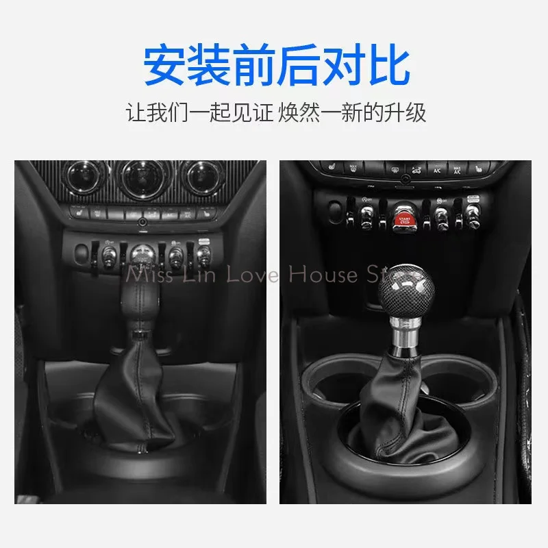 Pommeau De Levier De Vitesse FANPAYY Pour Mini Cooper R55 R56 R57 R58 R59 F55 F56 F54 F57