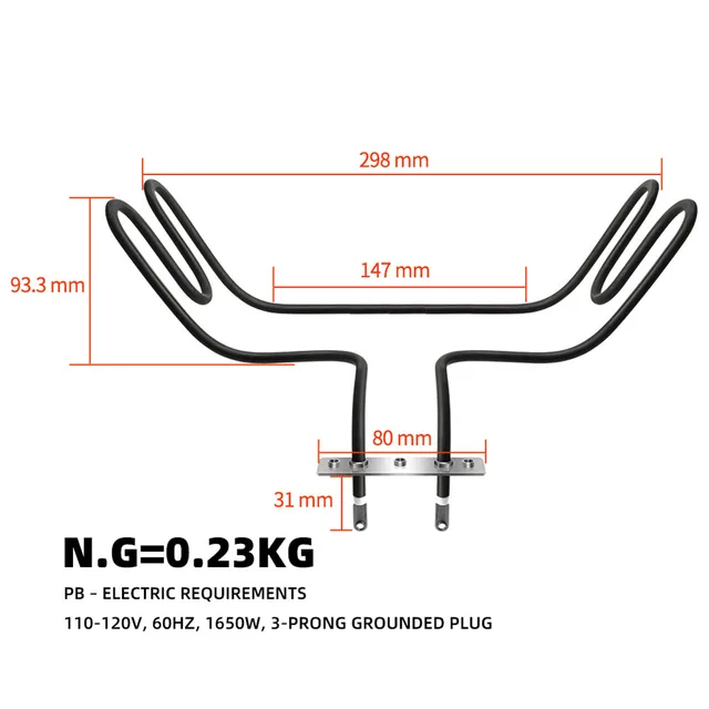 Csere Fűtési Elem Kompatibilis A Pitboss2 Digitális Elektromos Dohányzó H5400 -Val, Kiváló Minőségű Anyagokból - Image 5