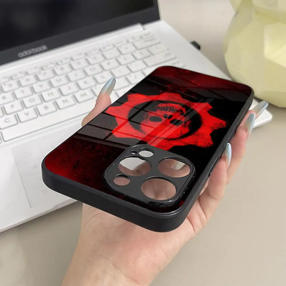 Premium Gears of War Glass Phone Case Cover