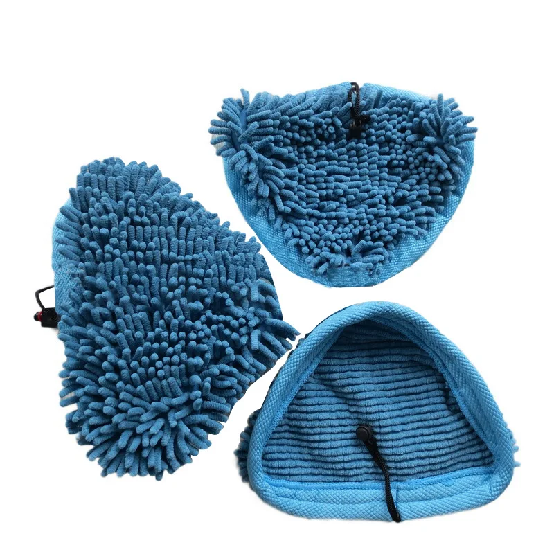 Chenille Mop Substituição Pads, Steam Mop, Household, Head Washable Cloth Pad, Floor Cleaning Supplies, 1 Pc, 2Pcs