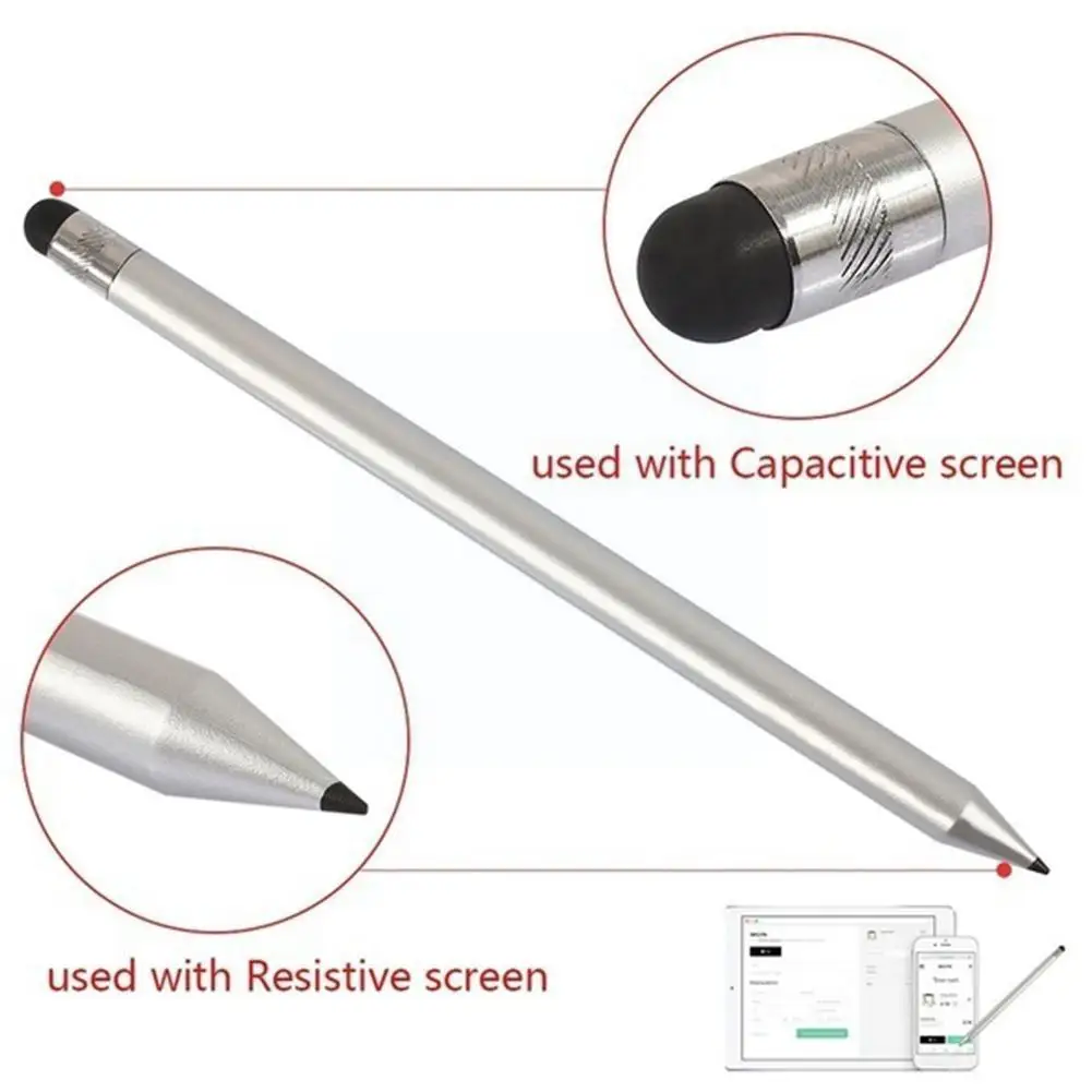 Universal Stylus Pen Dual Soft Nibs Screen Capacitive Stylus Pen