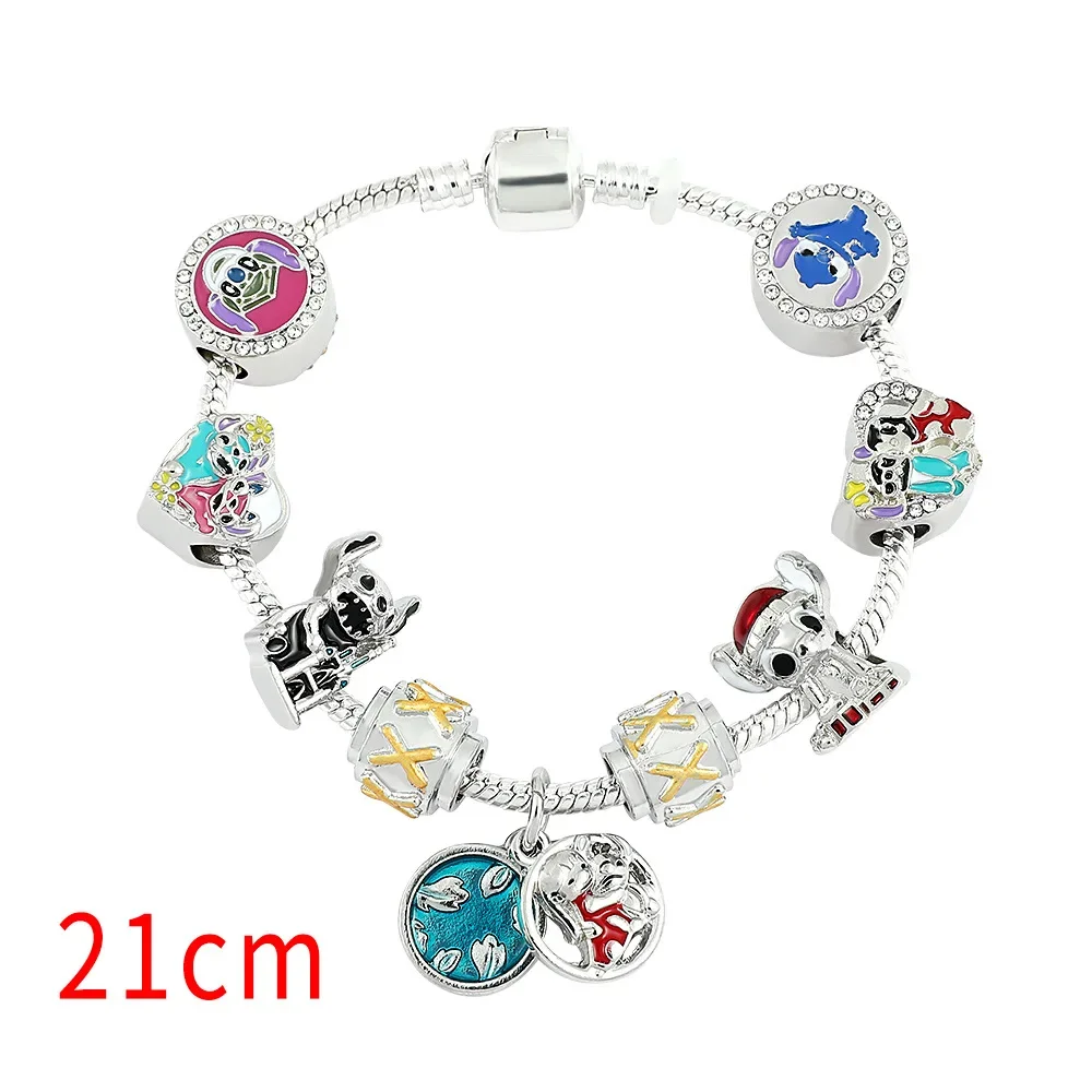 Stitch Cartoon Pulsera ajustable Joyería Regalos de Navidad, regalo para  mujeres Niña Cumpleaños / Día de San Valentín / aniversario