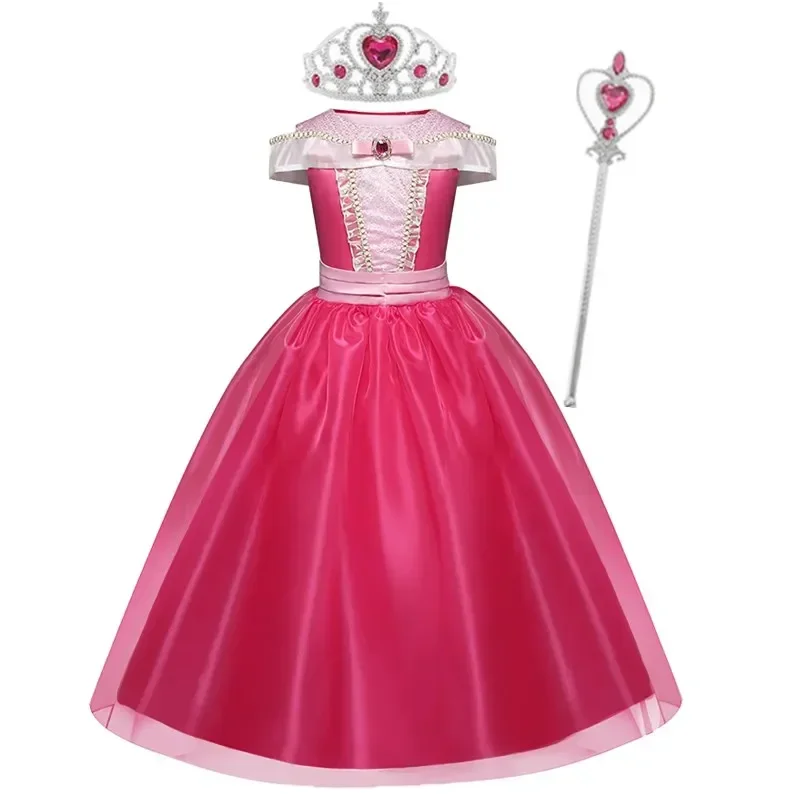 Movie Events Costume for Girls Party Dress Fantasia Kids Princess Cosplay Dresses Halloween Carnival Disfraz Dress Up