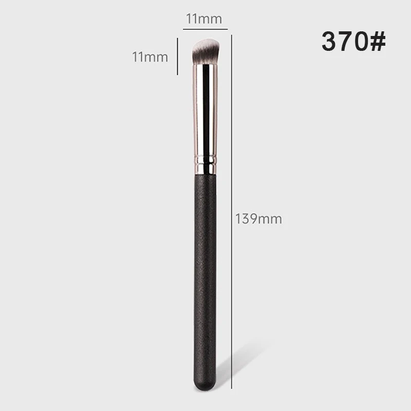 Makyaj fırçalar vakfı kapatıcı açılı dikişsiz kapak sentetik koyu daire sıvı krem kozmetik kontur fırçası güzellik aracı
