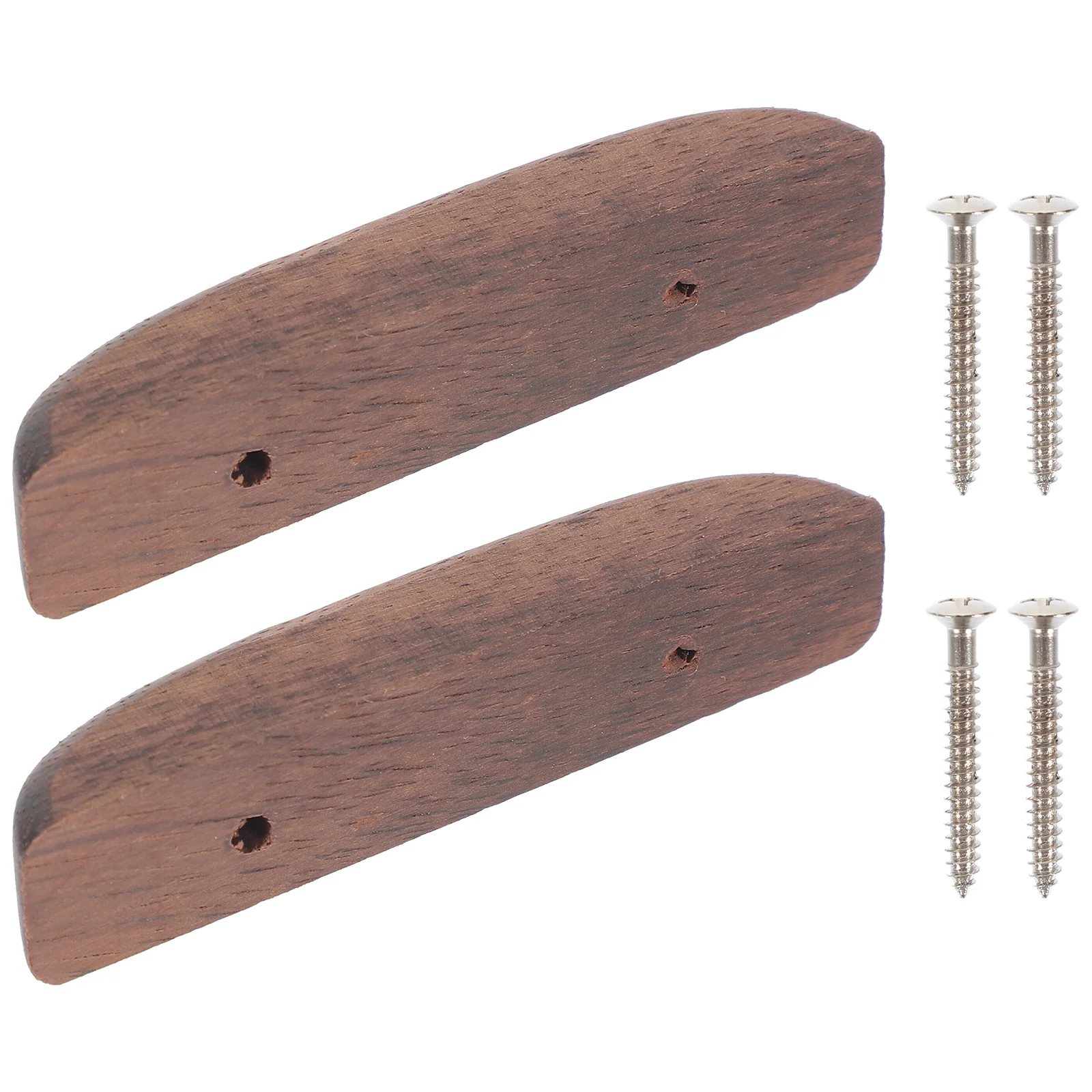 Guitar bass accessories natural wood thumb rest finger support 2 Pcs for instruments parts