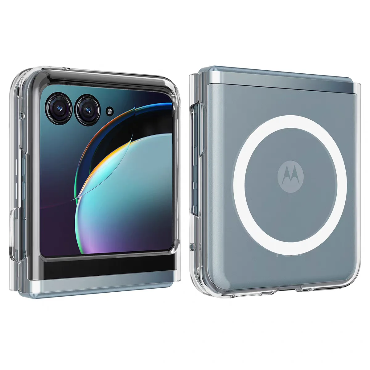Clear Magnetic Acrylic 2-in-1 Transparent Protective Case
