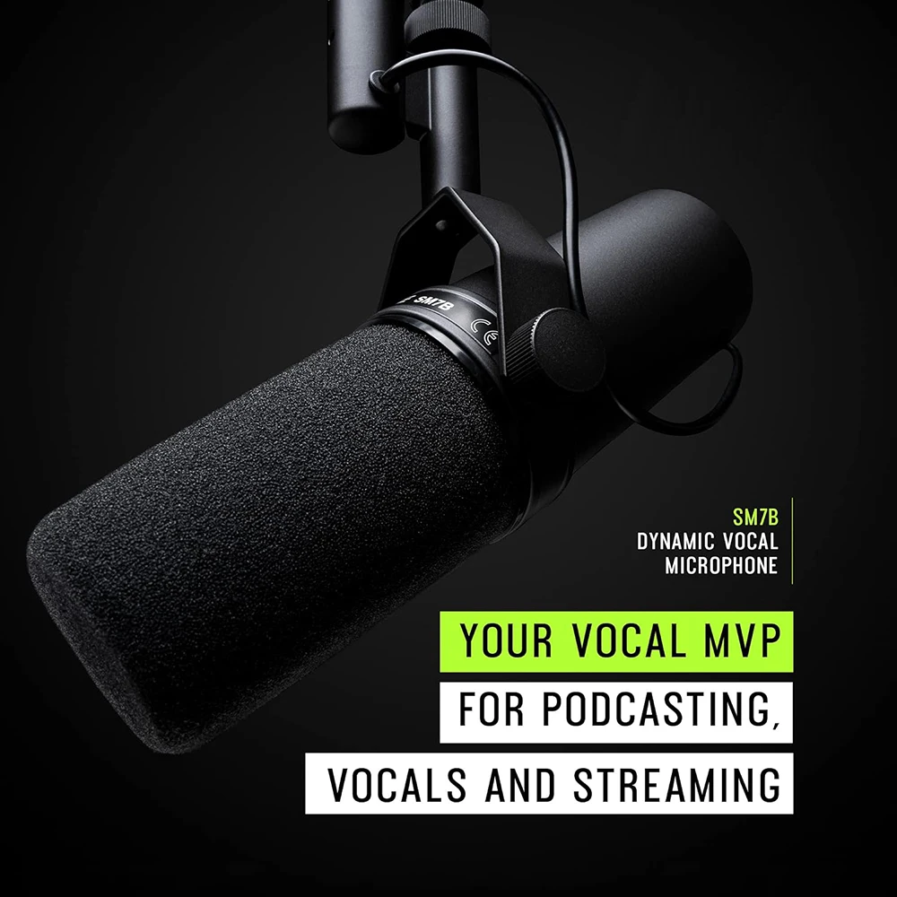 Newest Manufacturer SM7B Wired Usb Dynamic Recording Studio Microphone Kit for Podcasting Microfonos Live Streaming