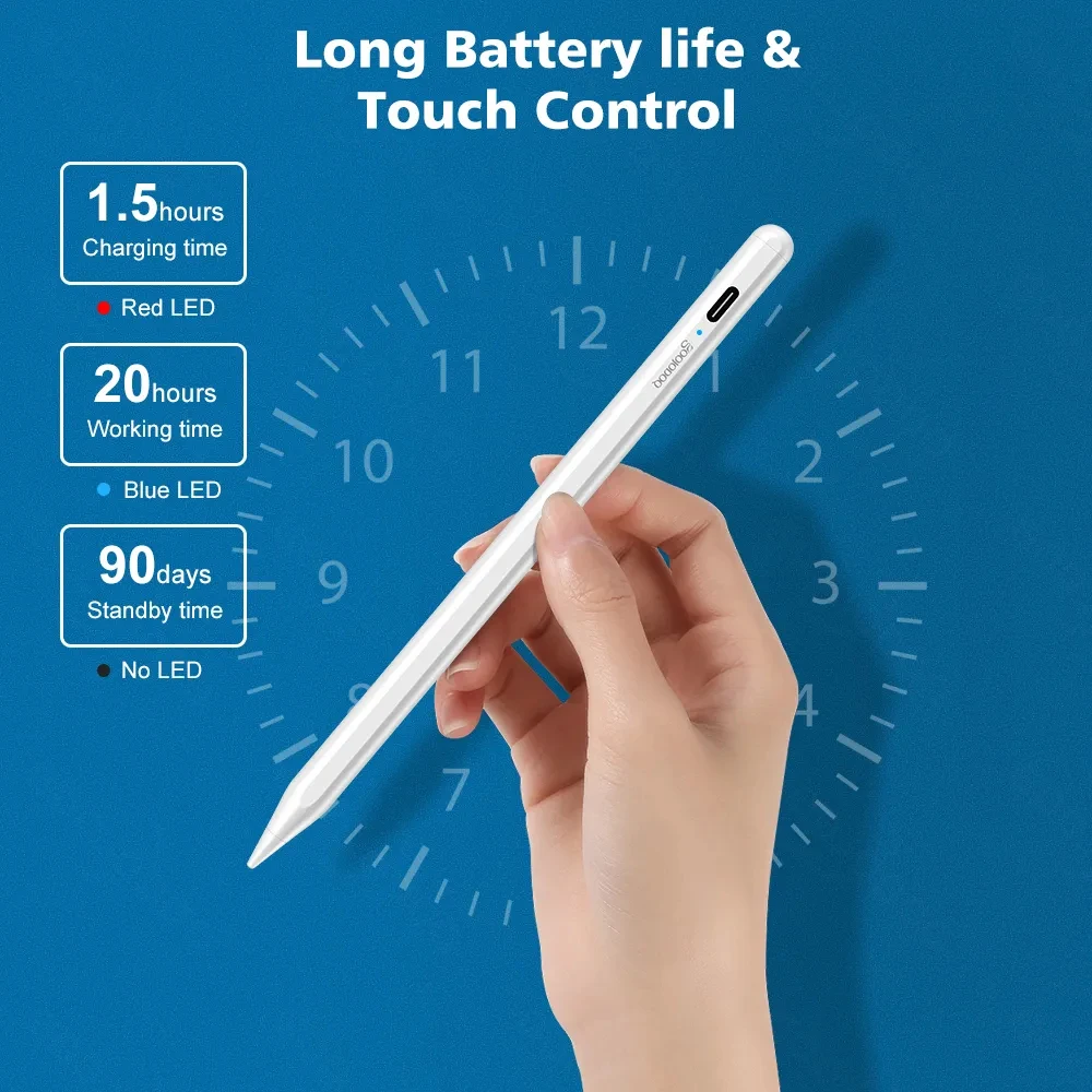 Penna stilo universale per Android IOS Tablet Pen per Apple Pencil 1 2 iPad  Pencil per Xiaomi Huawei Samsung Touch Pen