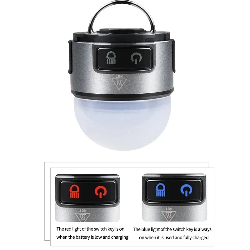 다기능 LED 마그네틱 전조등 휴대용 Type-c 충전식 캡 클립 작업 조명 야외 낚시 캠핑 헤드 손전등