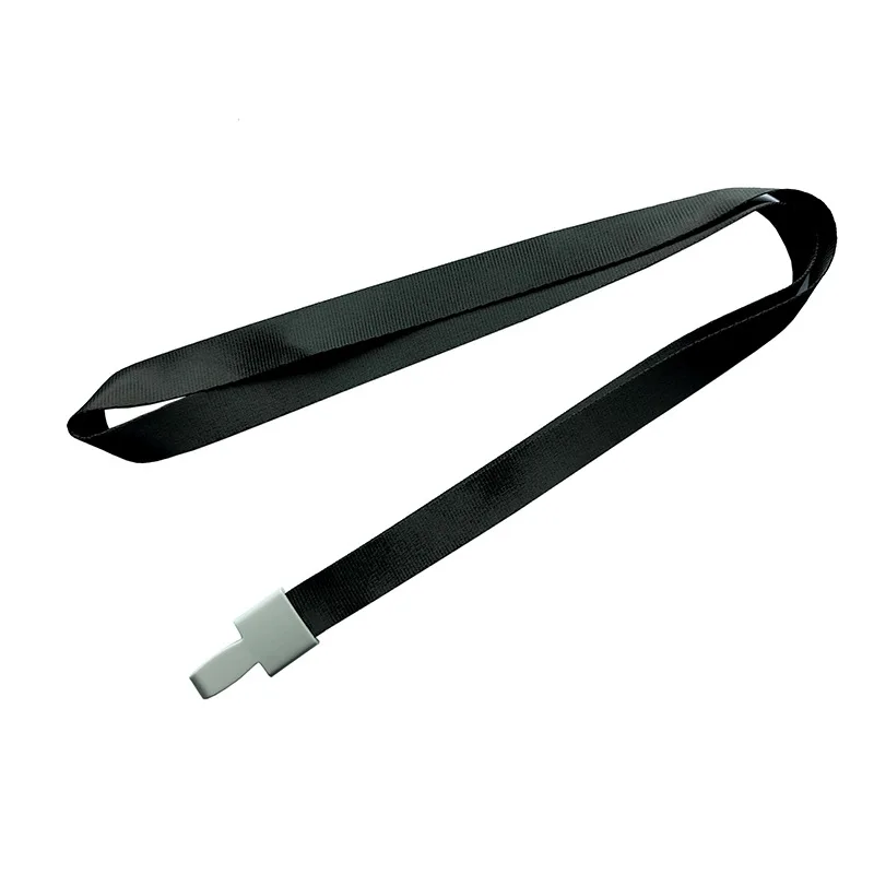 Card Holder 1pc Double-sided Transparent Working Permit Case Sleeve Lanyard Badge Reel Neck Strap For Staff