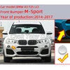 Auto Parts Front Rear Bumper Towing Hook Cover For BMW X3 F25/LCI M-Sport 2010-2017 Hauling Trailer Shell Bumper Decoration Cap 2