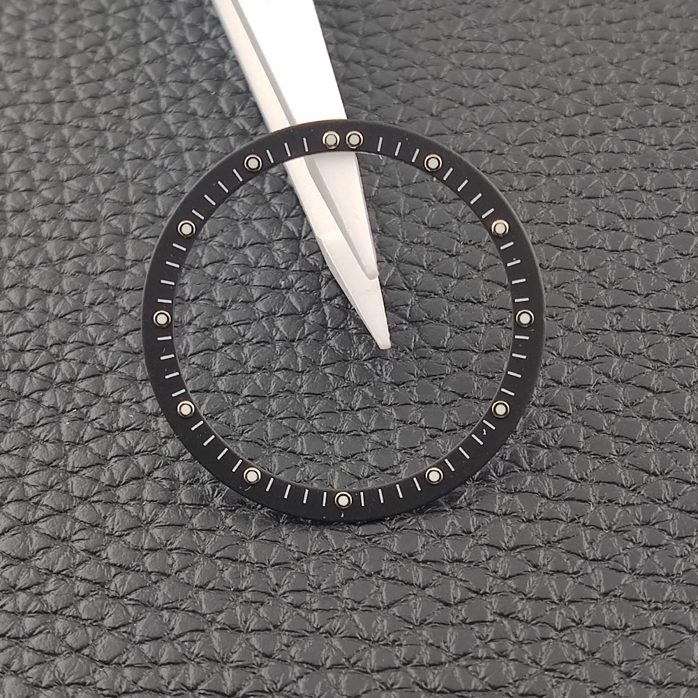 Elegant Blue Luminous Openwork Watch Dial - 28.5mm
