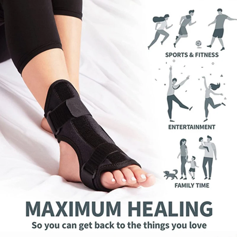 

Foot Drop Orthosis Plantar Fascia Support Ankle Foot Drop Orthosis Footrest Wind Correction Paralysis Fixation Belt Device