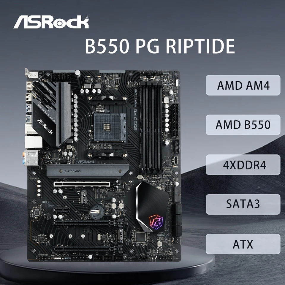 Ryzen 7 5700x & ASRock B550 PG Riptide ASRock B550 PG Riptide