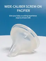 1 Pcs Baby Bottle Nipples Wide Mouth Thickening Three Dimensional Simulation Of Breast Milk 5cm Silicone Nipple Baby Items 1