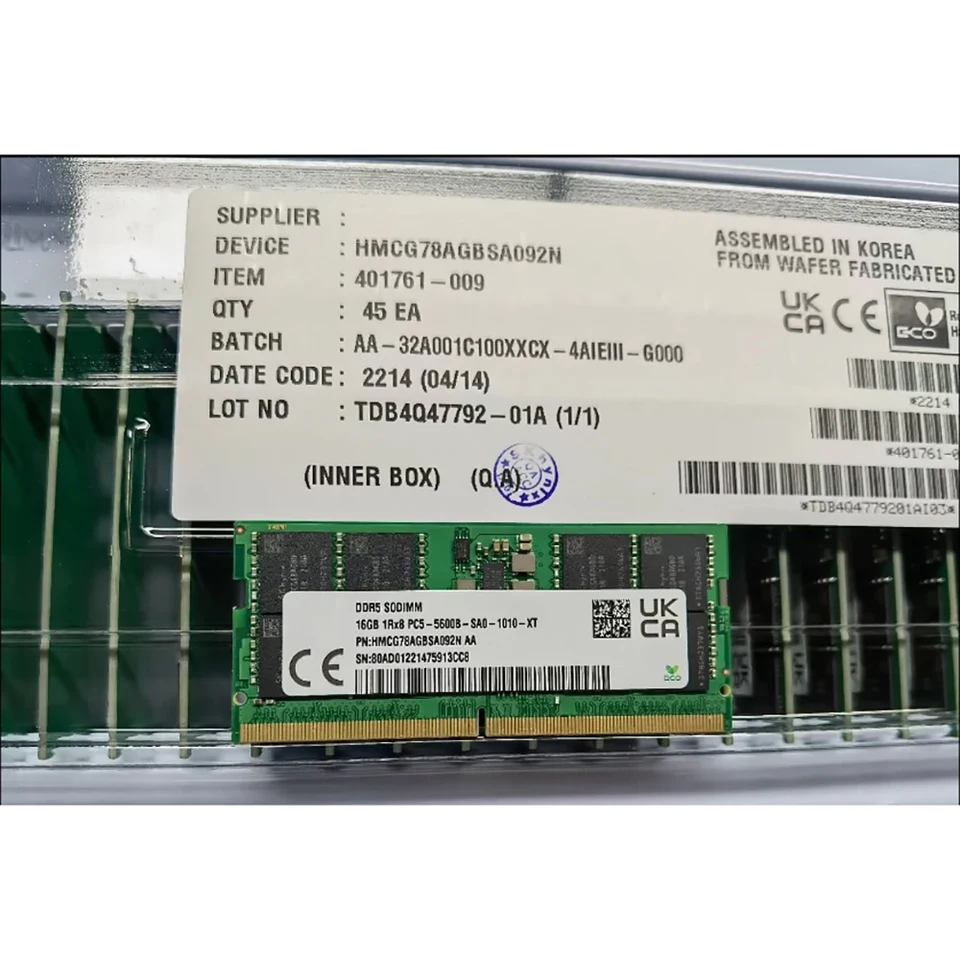 Mémoire RAM pour HP ENVY 16-h1005nq