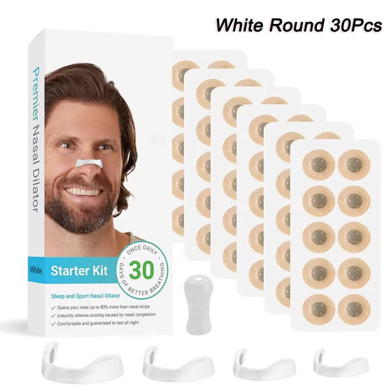 30pcs Magnetic Nasal Breathing Nose Dilators Starter France