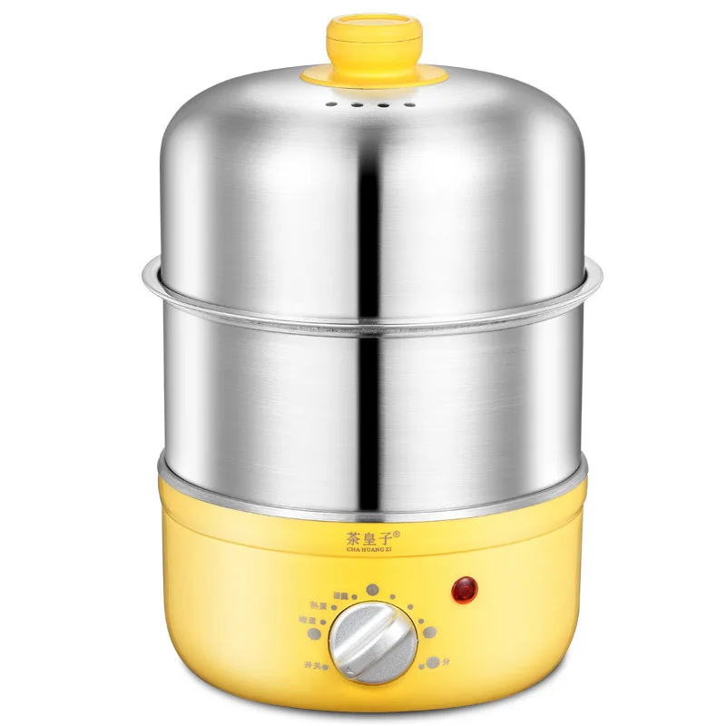 Home double-layer egg steamer all stainless steel multi-function egg steamer timed egg steamer egg steamer 2
