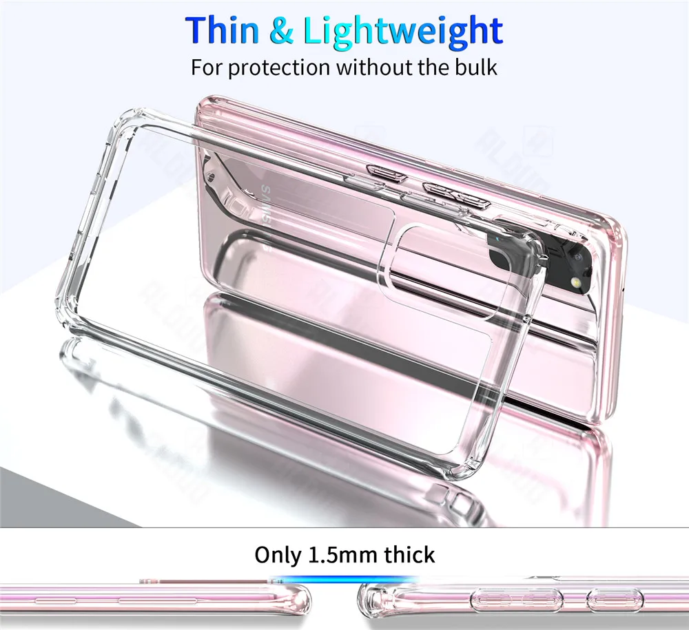 Clear Case for Samsung Galaxy S20 FE S21 FE S22 ultra S21 plus Note 20 S10 lite A50 A70 A71 A53 A73 A31 A32 A11 Cases Cover samsung flip phone cute