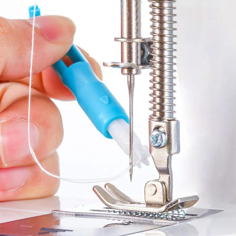 Sewing Machine Needle Threader Portable Stitch Insertion Tool Automatic