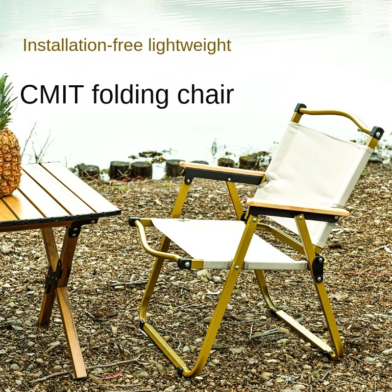 

S-Folding Chair Picnic Table and Chair Outdoor Camping Picnic Portable Kermit Chair Stool Camping Chairs