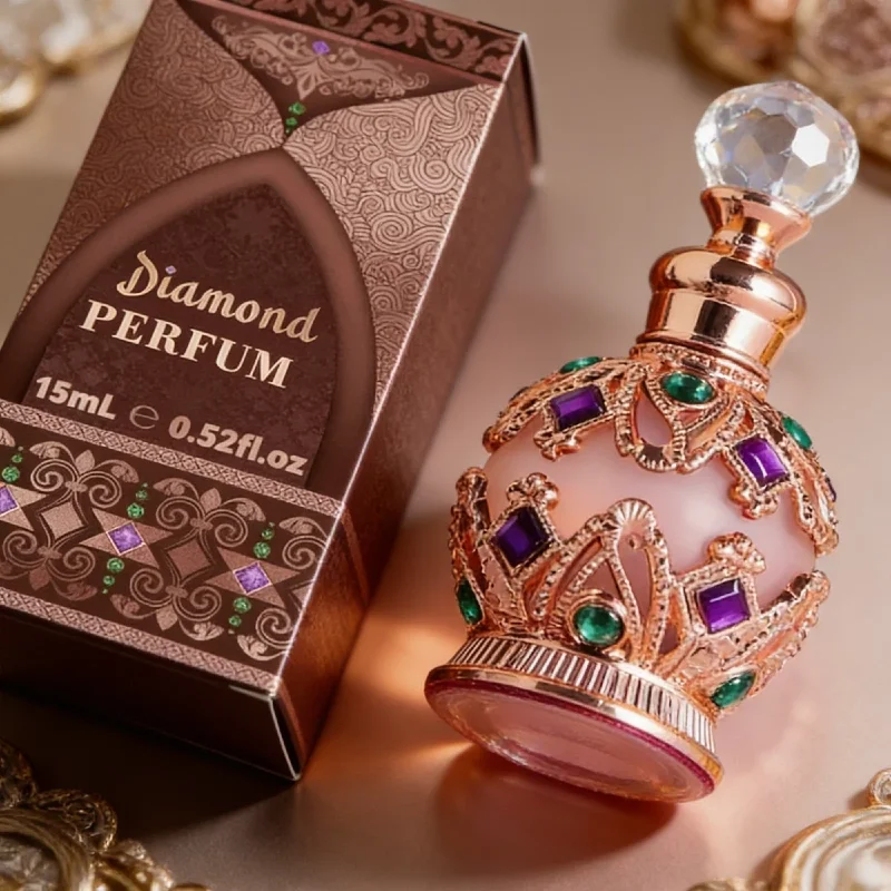 15ML Árabes Originales Perfume Woman Charming Rose Jasmine And Vanilla Floral Scents Long-lasting Pheromone Fragrance_voghion.com
