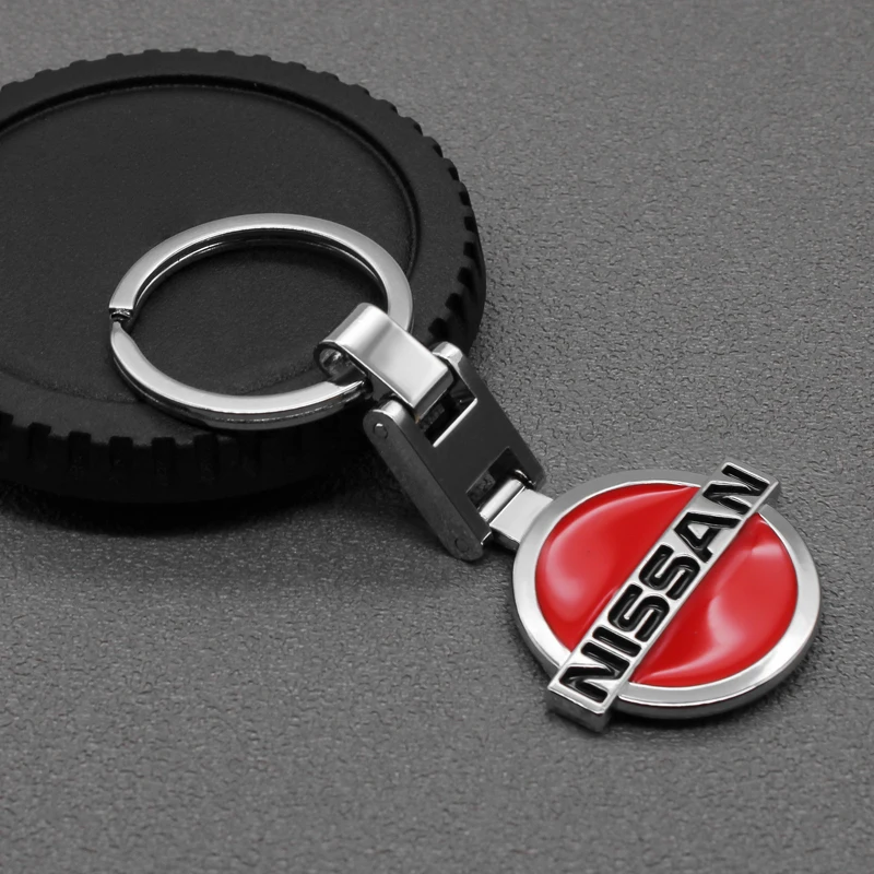 Металлический 3d-брелок с эмблемой автомобиля Nissan для мужчин и - Цена: 109,77 руб.