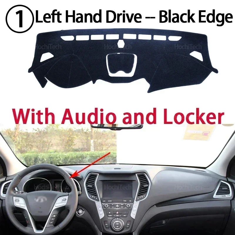 Für Hyundai Santa Fe 2013-2018 DM IX45 Hohe Qualität Dashboard Matte Dashmat Abdeckung Pad Sonnenschirm Teppich Zubehör – Detail 4