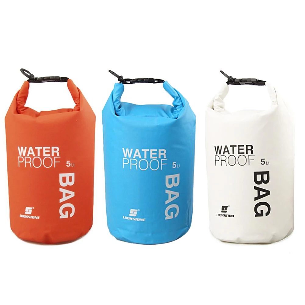 5L Waterproof Dry Bag Phone Pouch Ultralight Floating Boating Kayaking Water Bag Phone Case for Outdoor Swimming Rafting