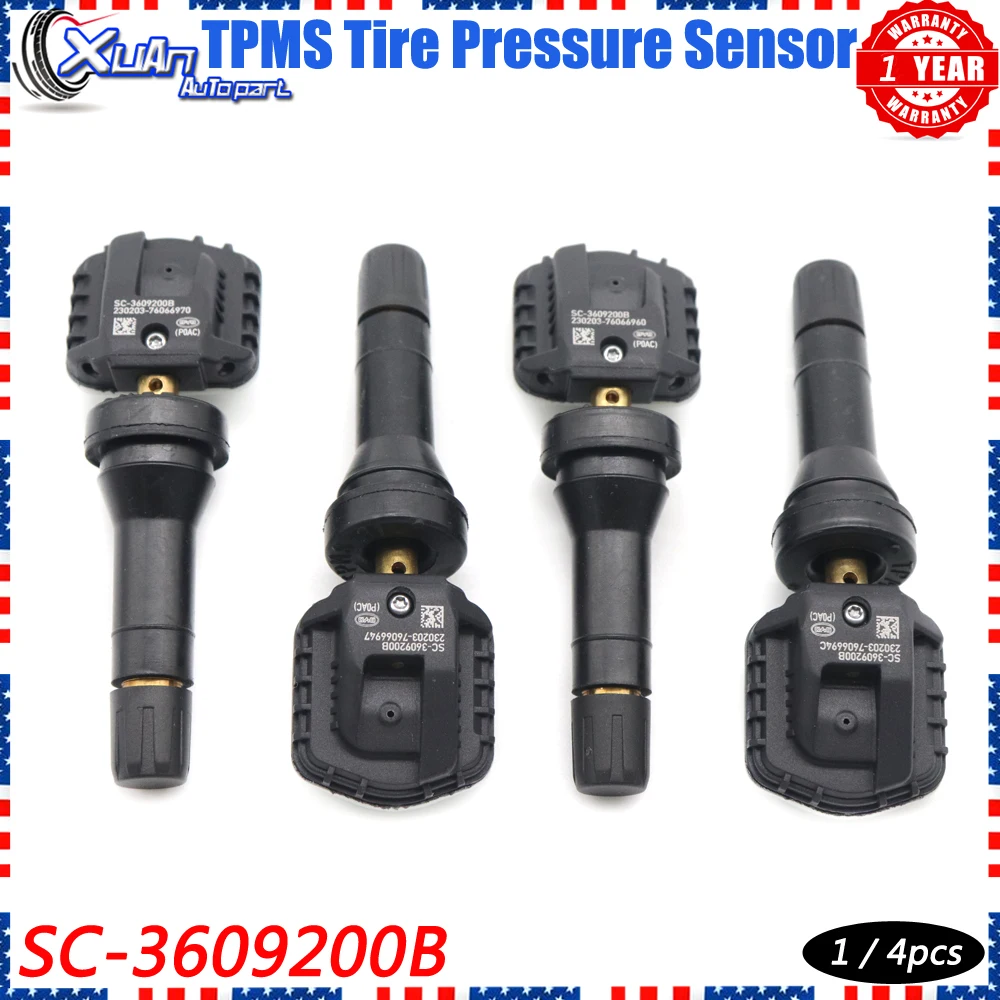 

XUAN Tire Pressure Sensor Monitoring System TPMS SC-3609200B for BYD Qin New Song MAX Tang 2019 2020 2021 2022 2023 SC3609200B