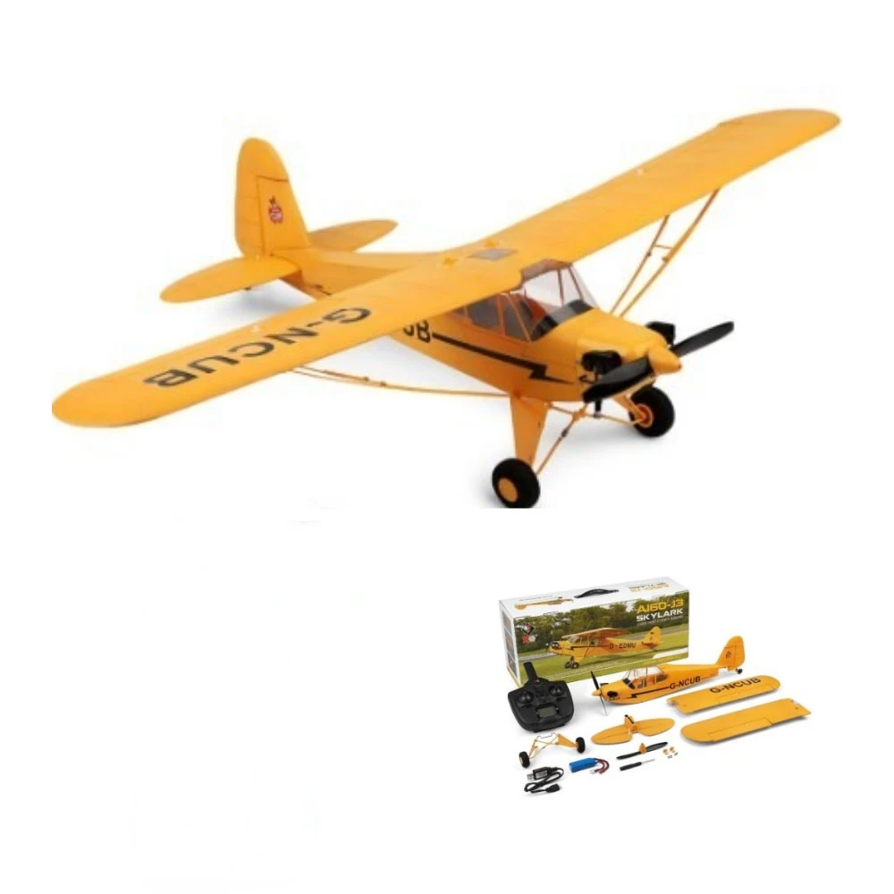 Wltoys-avião De Controle Remoto A160 J3 Rc Rtf 2.4g, Motor Sem Escova, 3d,  6g, Pronto Para Voar - Aviões De Controle Remoto - AliExpress